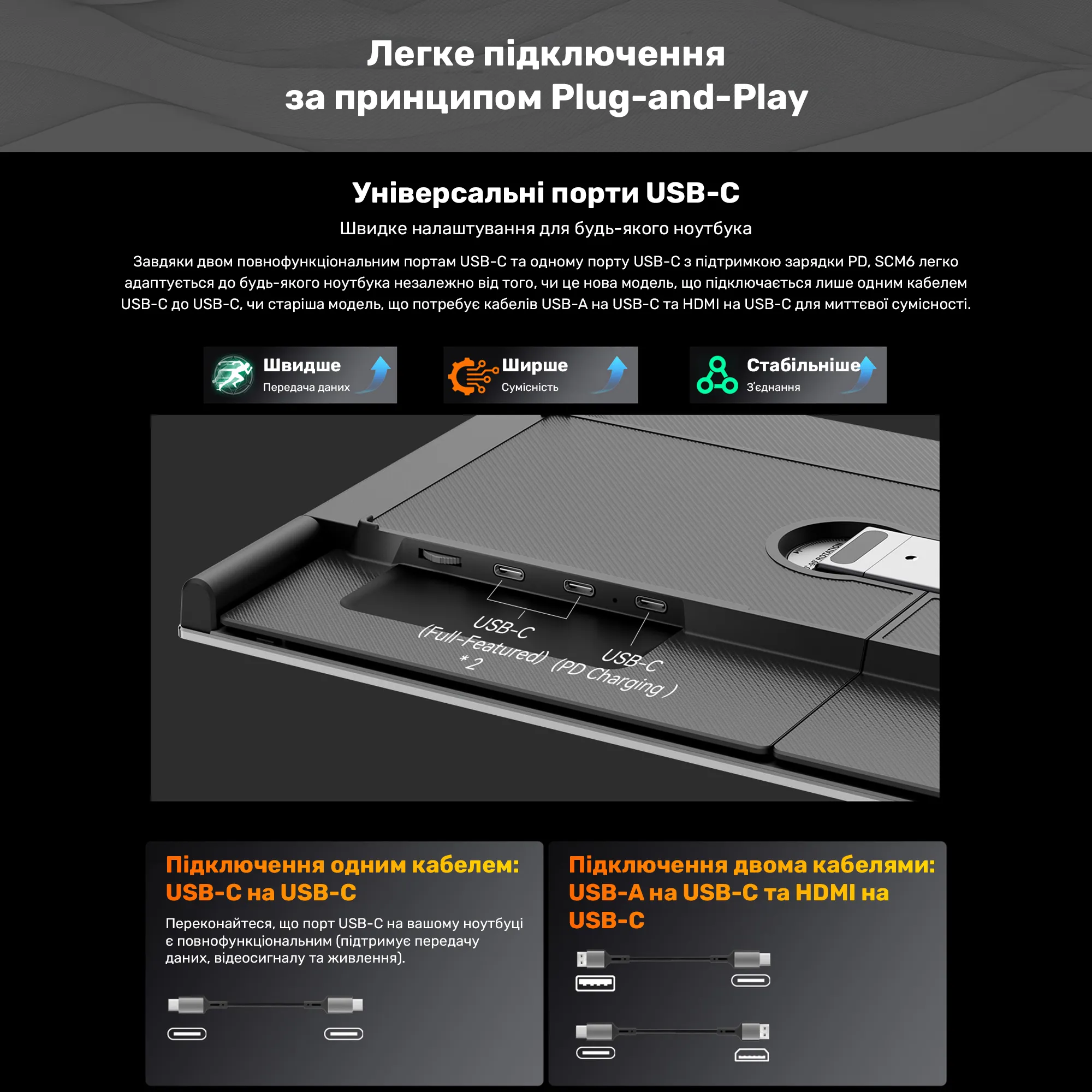 Купить Монитор портативный 14" Blackview SCM6 Single Grey (BVSCM6) - фото 14