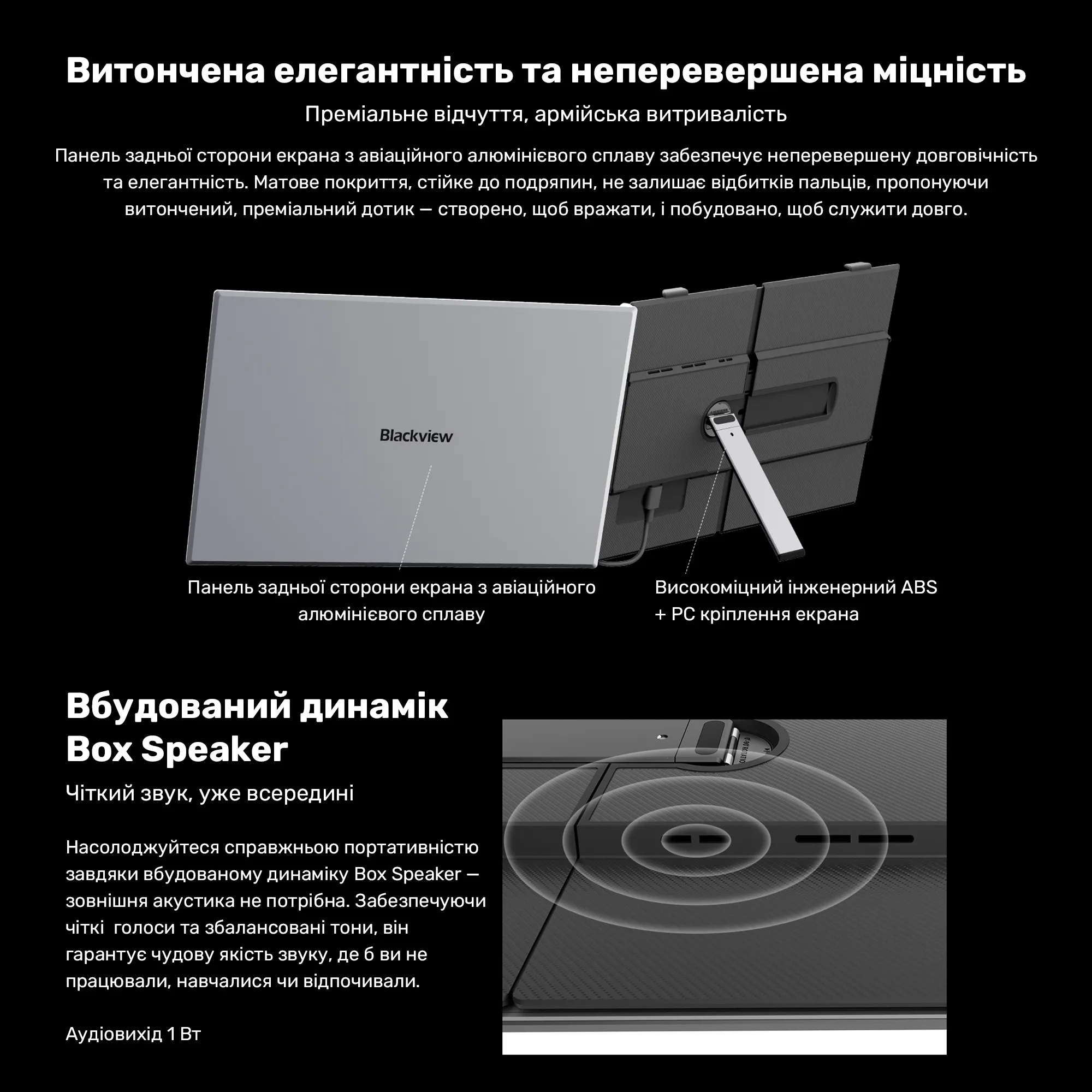 Купить Монитор портативный 15.3" Blackview SCM8 Single Grey (BVSCM8) - фото 15