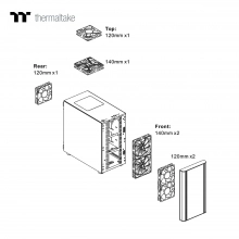 Купить Корпус Thermaltake V150 TG Black ARGB Breeze (CA-1R1-00S1WN-02) - фото 9