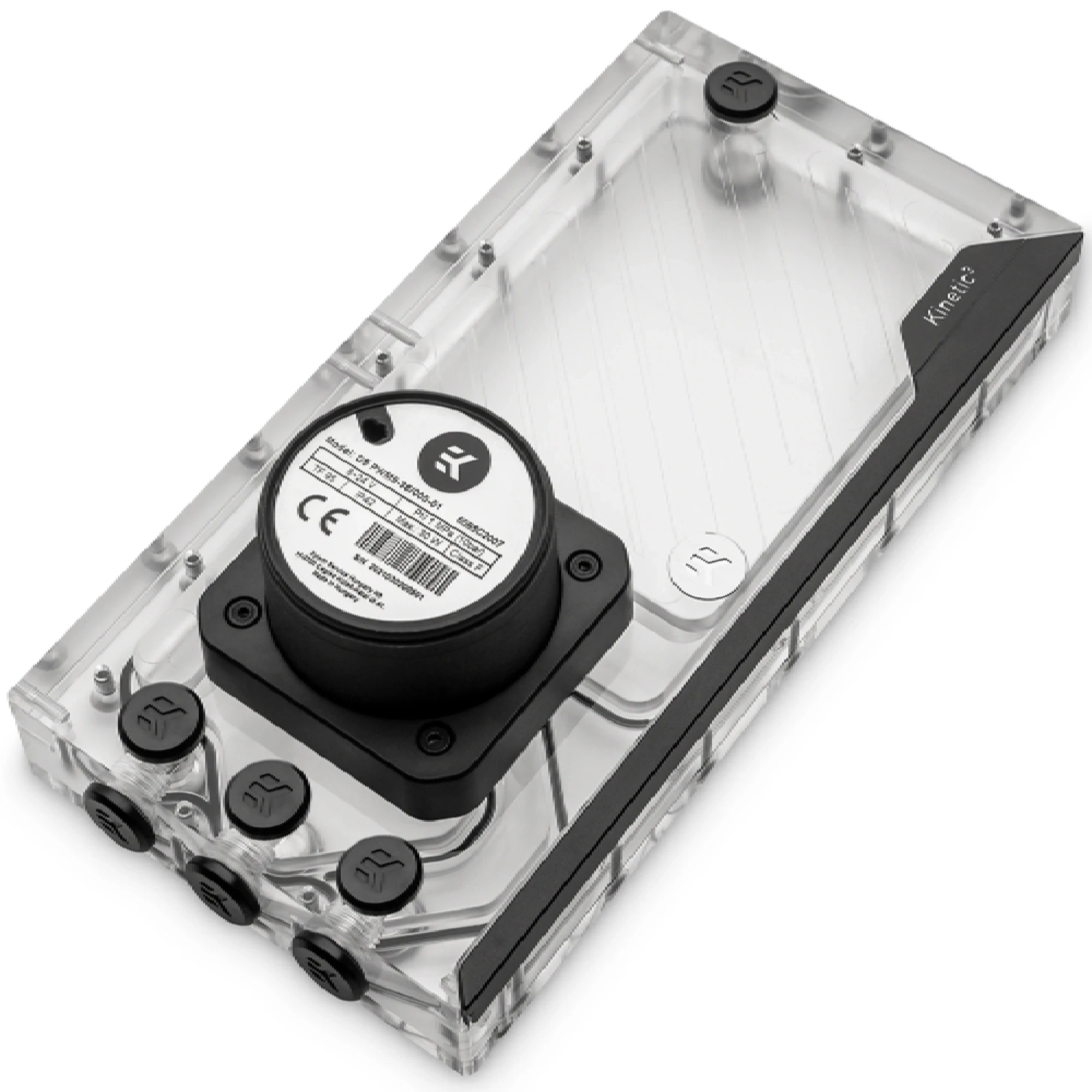 Купити Помпа з резервуаром EKWB EK-Quantum Kinetic FLT 240 D5 PWM D-RGB - Plexi (3831109880722) - фото 1