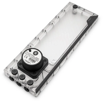 Купить Помпа с резервуаром EKWB EK-Quantum Kinetic³ FLT 360 D5 PWM D-RGB - Plexi (3831109880739) - фото 1