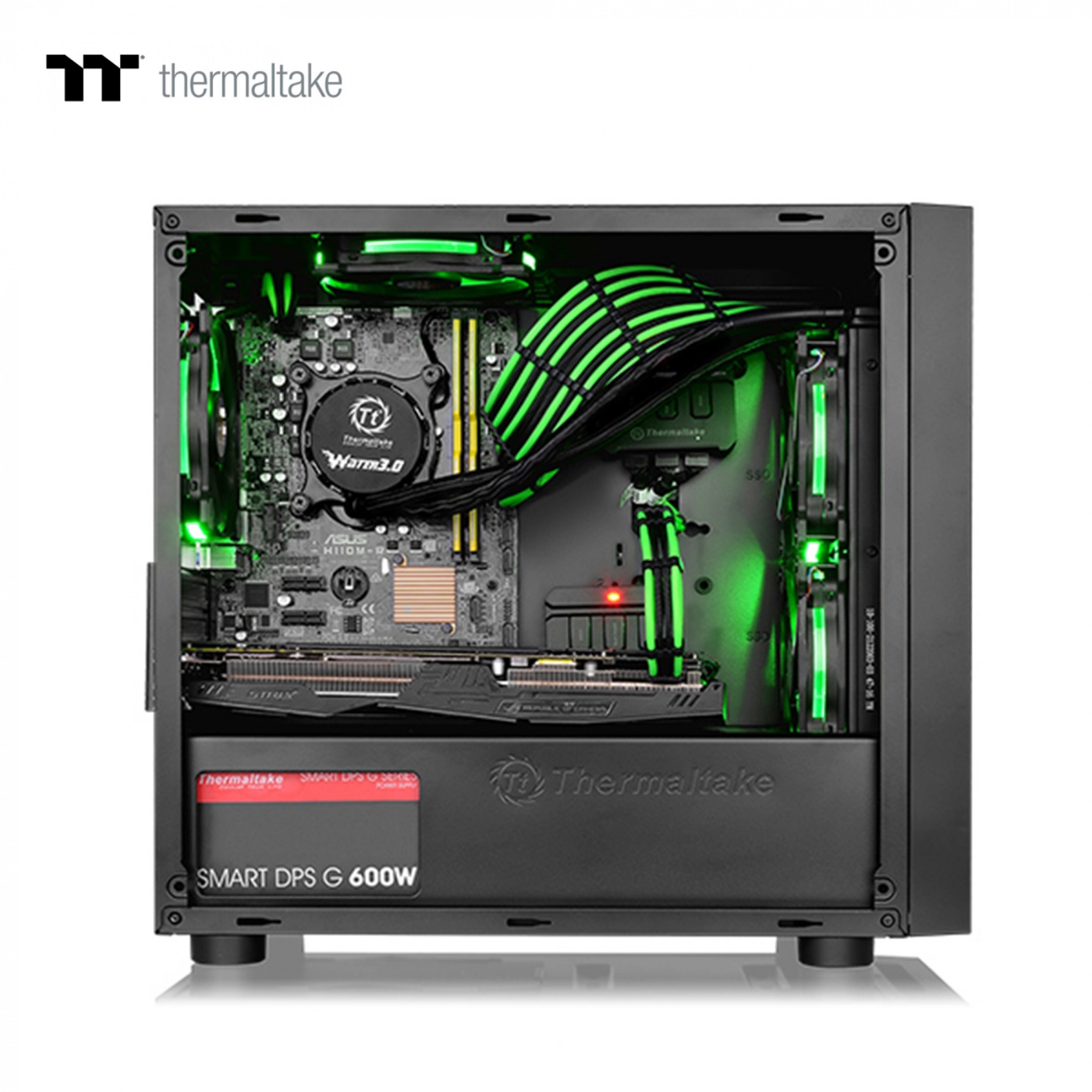 Купити Корпус Thermaltake Versa H17 Window Black (CA-1J1-00S1WN-00) - фото 4
