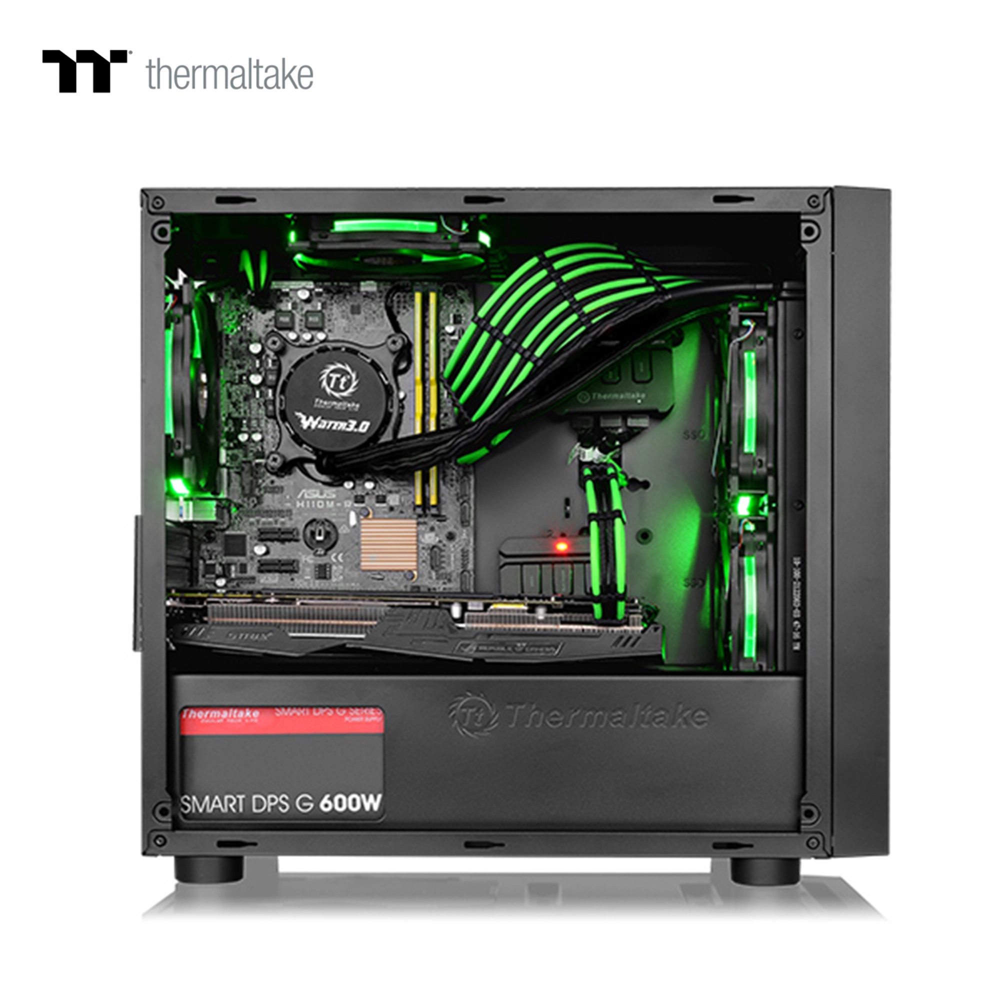 Купити Корпус Thermaltake Versa H17 Window Black (CA-1J1-00S1WN-00) - фото 4