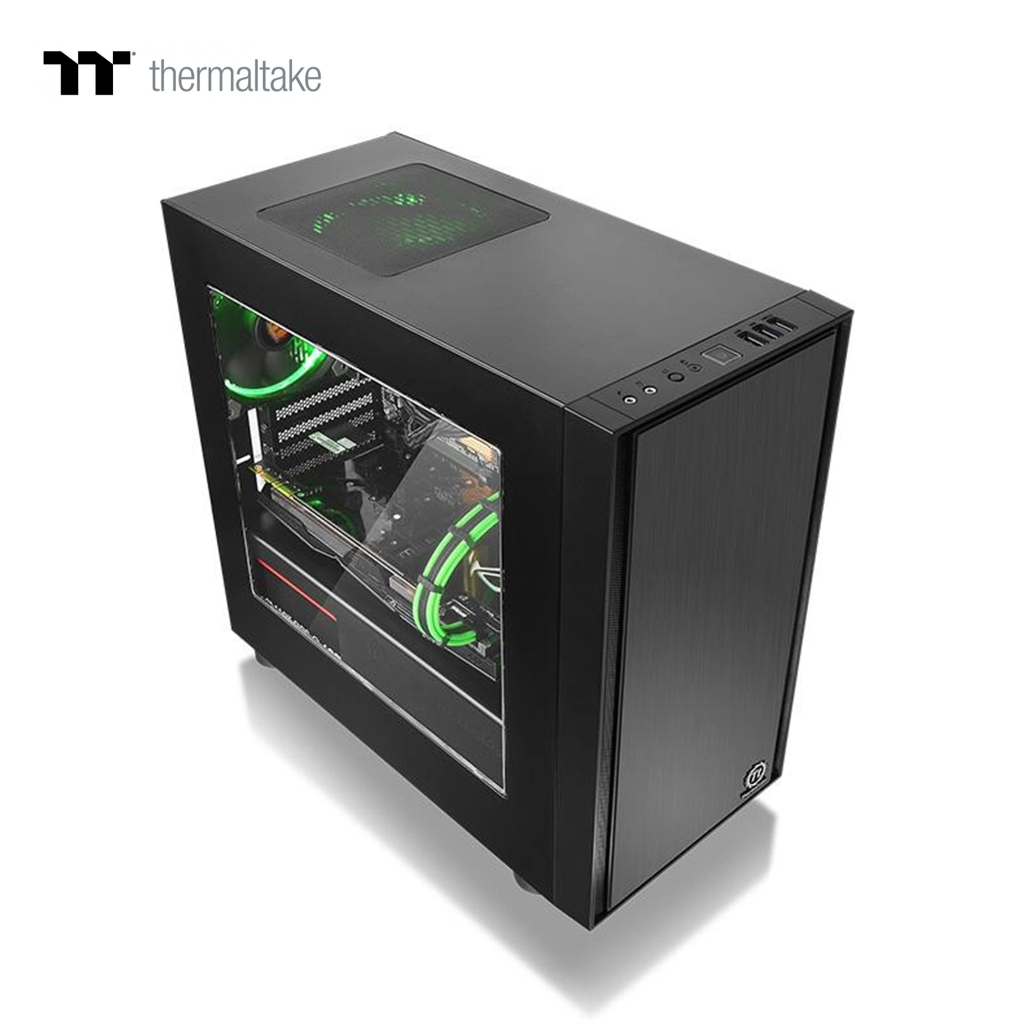 Купити Корпус Thermaltake Versa H17 Window Black (CA-1J1-00S1WN-00) - фото 8