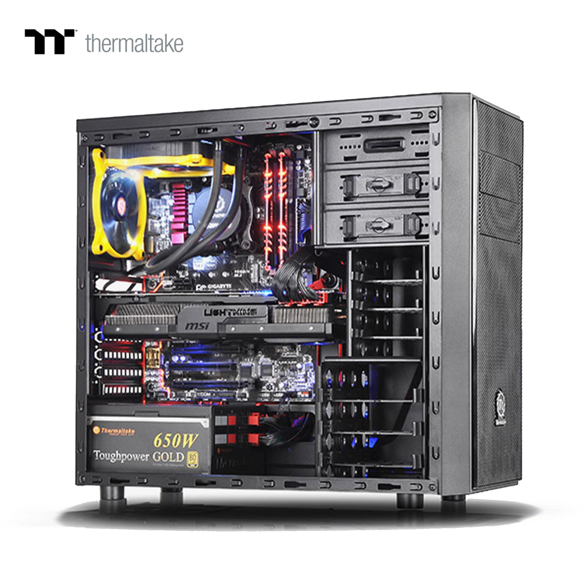 Купить Корпус Thermaltake Versa T35 TG Black RGB (CA-1R7-00M1WN-00) - фото 11