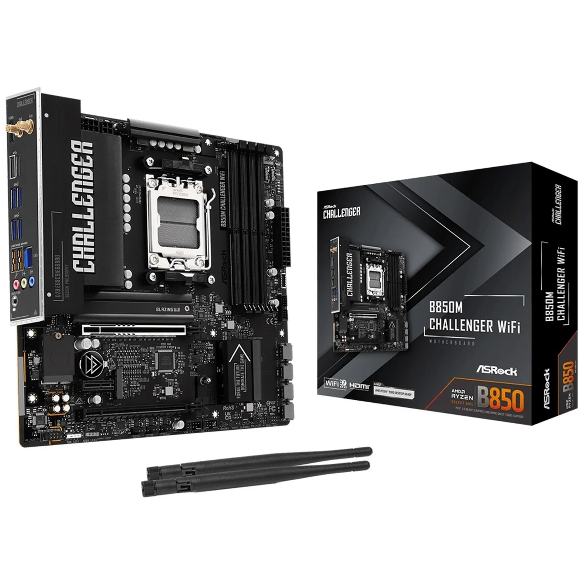 Купить Материнская плата ASRock B850M CHALLENGER WIFI - фото 1