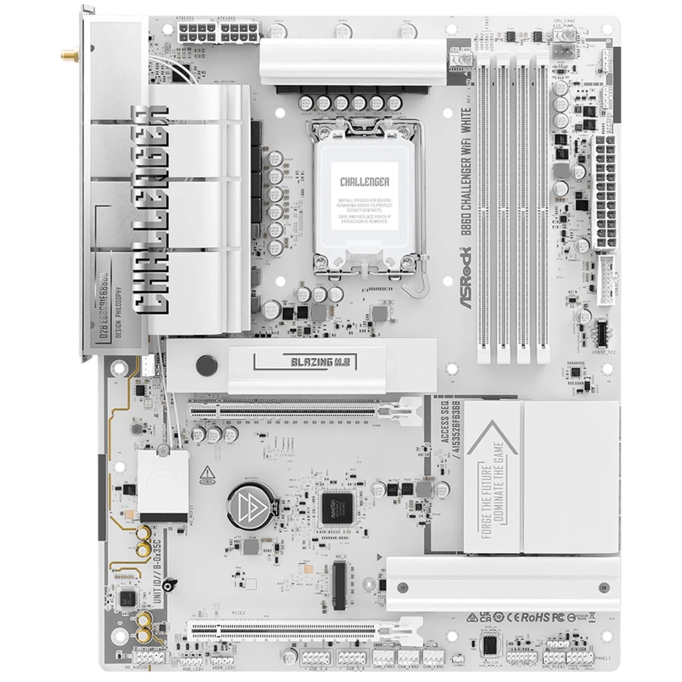 Купить Материнская плата ASRock B860 CHALLENGER WIFI WHITE - фото 2