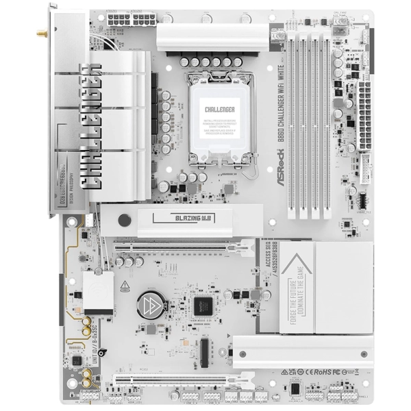 Купить Материнская плата ASRock B860 CHALLENGER WIFI WHITE - фото 2