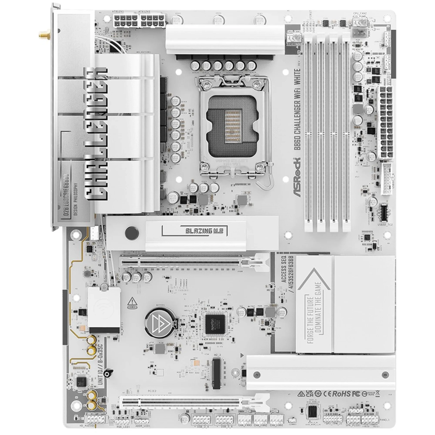 Купить Материнская плата ASRock B860 CHALLENGER WIFI WHITE - фото 3