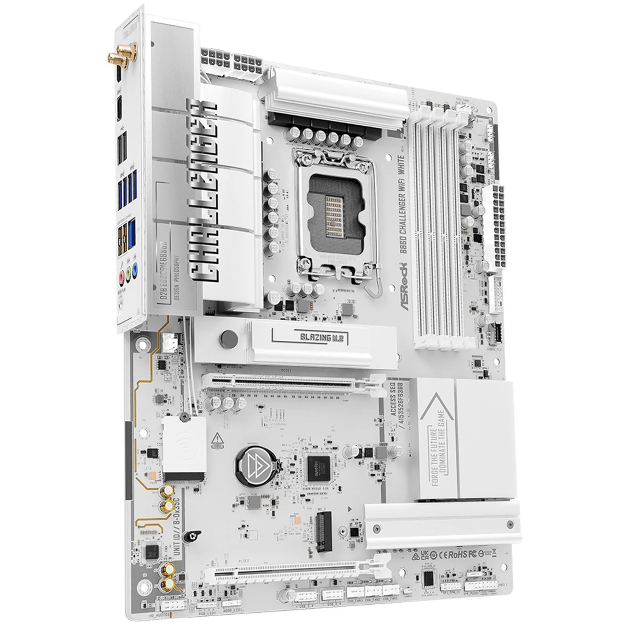 Купить Материнская плата ASRock B860 CHALLENGER WIFI WHITE - фото 4
