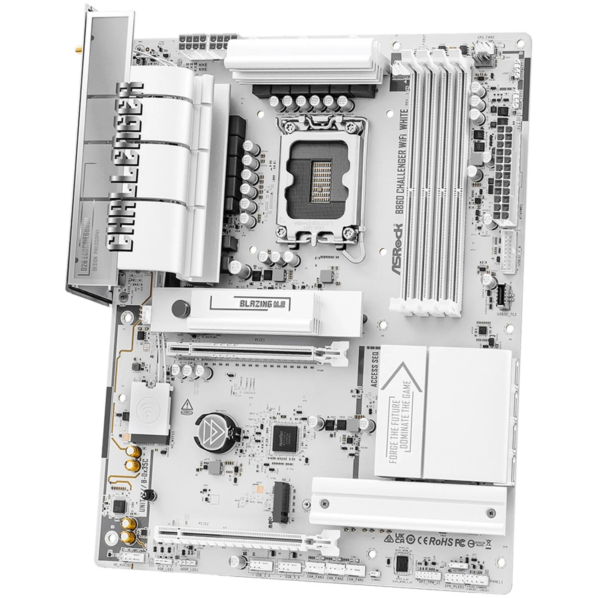 Купить Материнская плата ASRock B860 CHALLENGER WIFI WHITE - фото 5