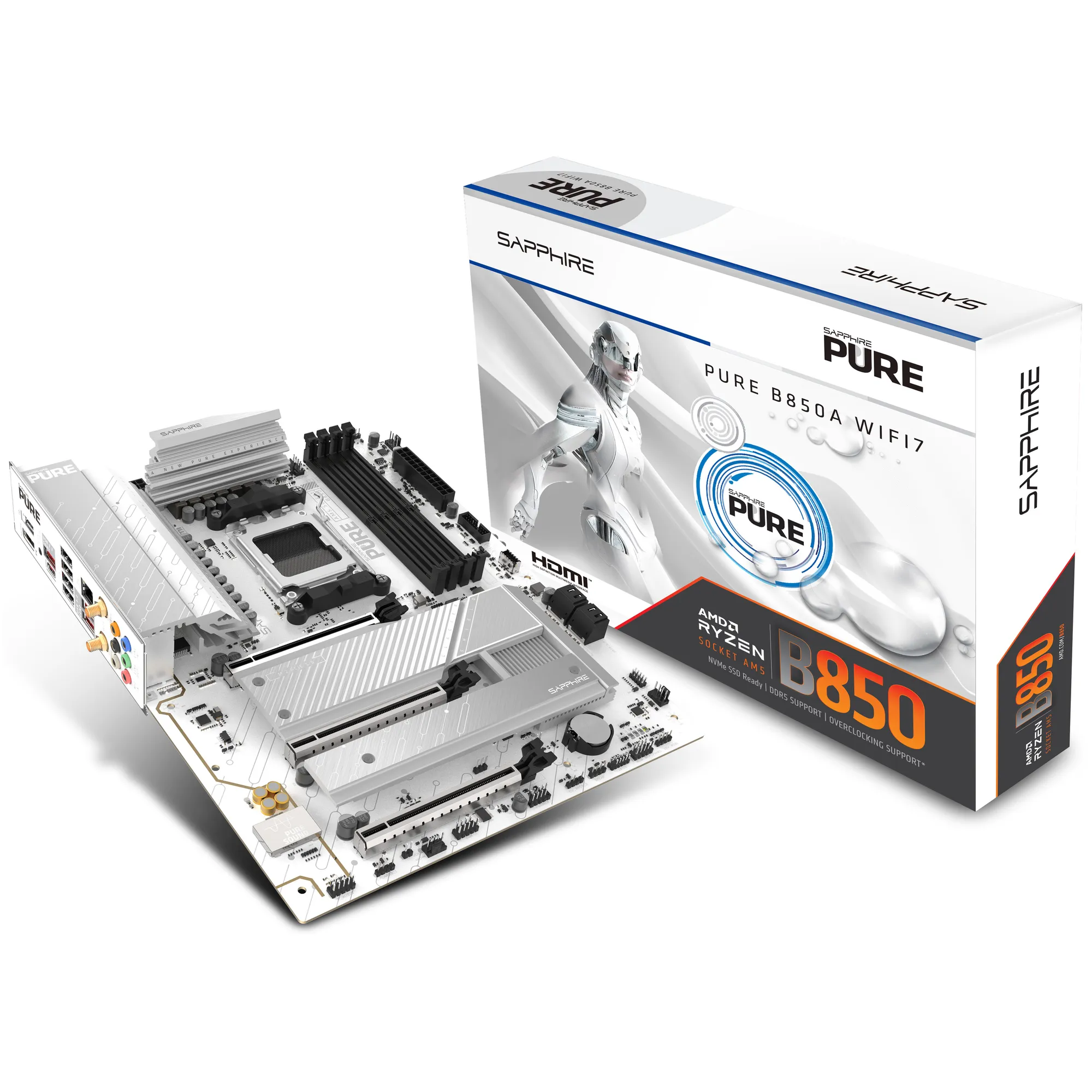 Купити Материнська плата Sapphire PURE B850A WIFI7 - фото 1