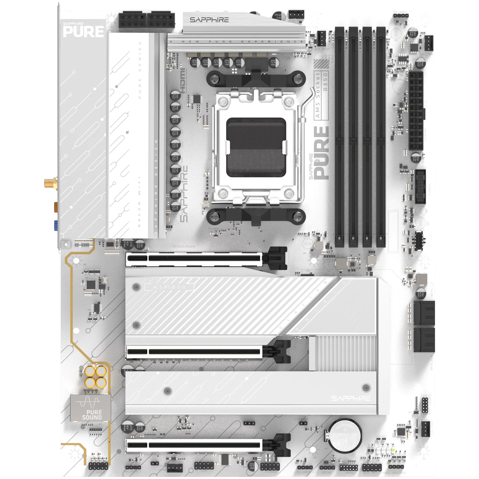 Купити Материнська плата Sapphire PURE B850A WIFI7 - фото 2