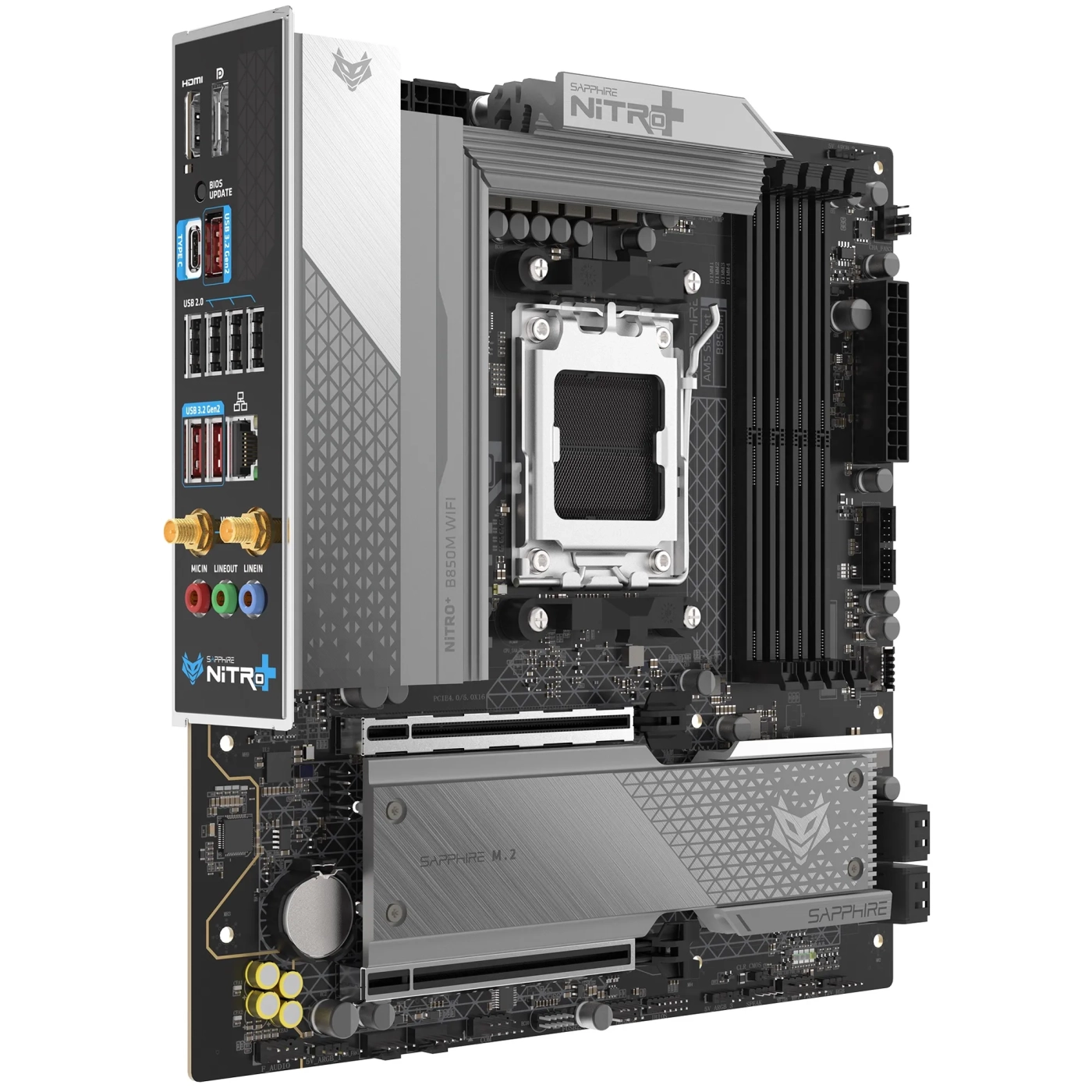 Купити Материнська плата Sapphire NITRO+ B850M WIFI - фото 3