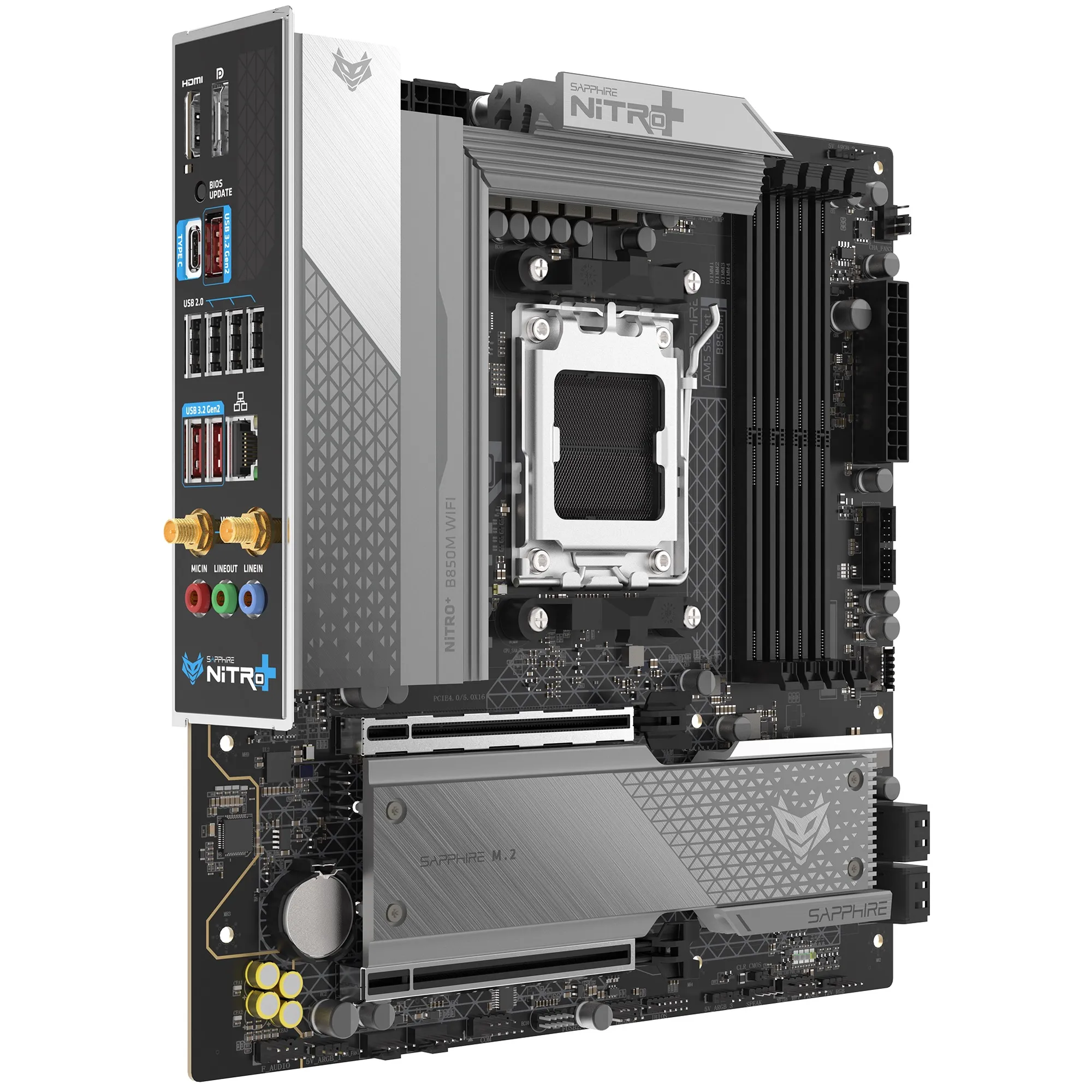 Купити Материнська плата Sapphire NITRO+ B850M WIFI - фото 3