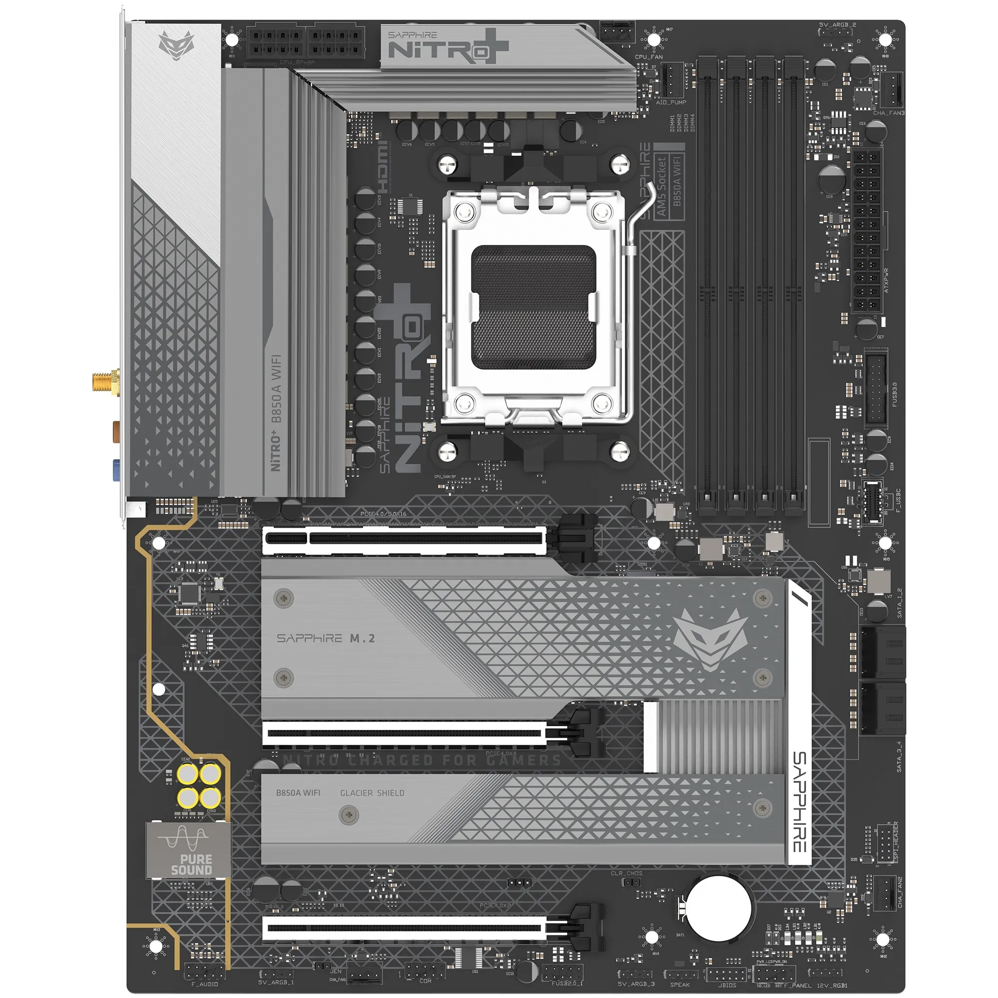 Купити Материнська плата Sapphire NITRO+ B850A WIFI7 - фото 2
