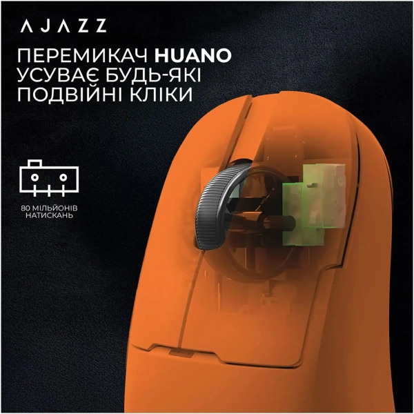 Купити Мишка Ajazz AJ159P MC Wireless 3 Mod Charging Dock (AJ159P-MC-Orange) - фото 9