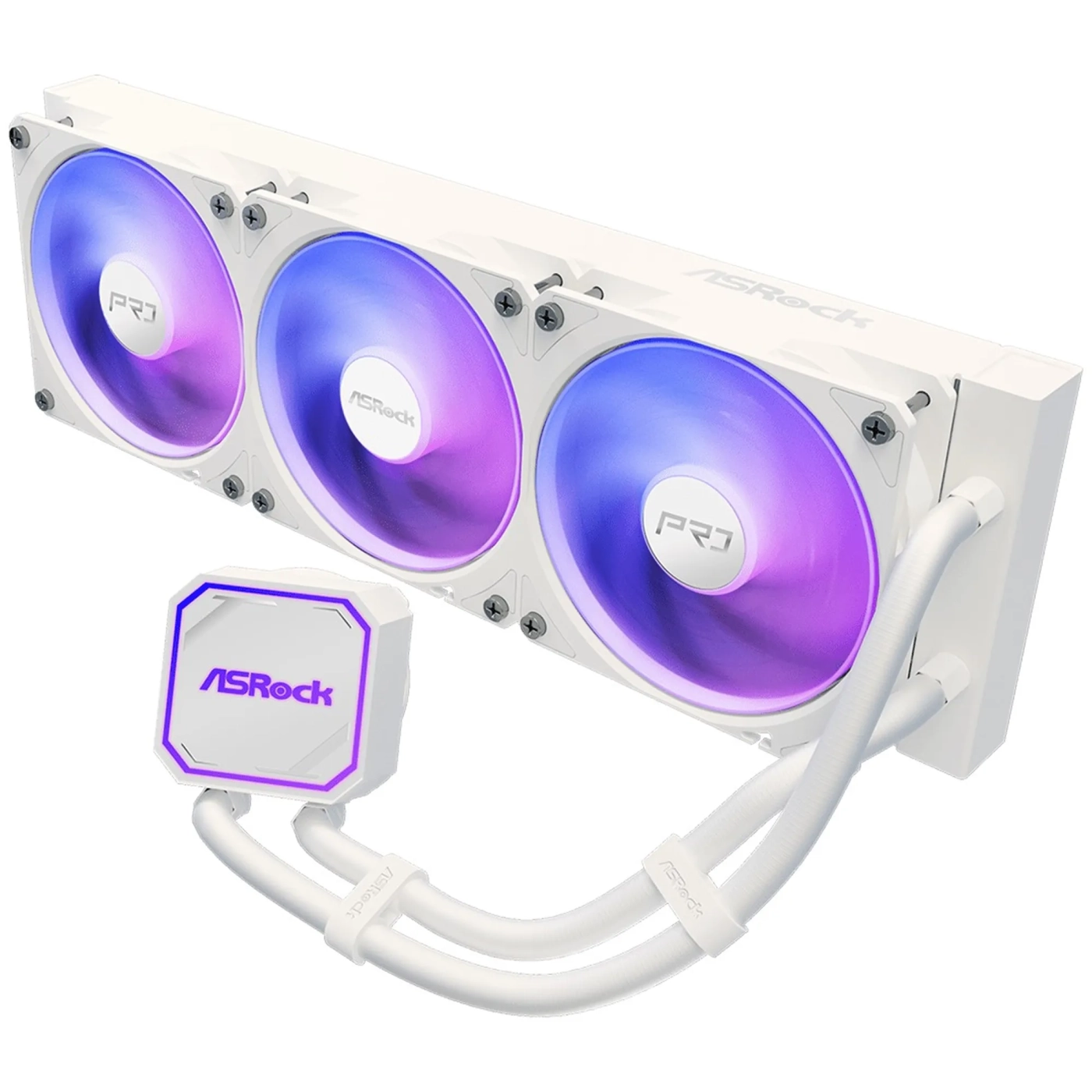Купити Система водяного охолодження ASRock PRO WHITE 360 ARGB - фото 1