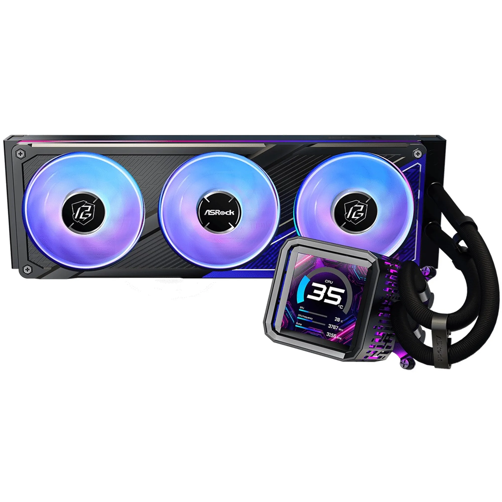 Купити Система водяного охолодження ASRock PHANTOM GAMING 360 LCD - фото 2