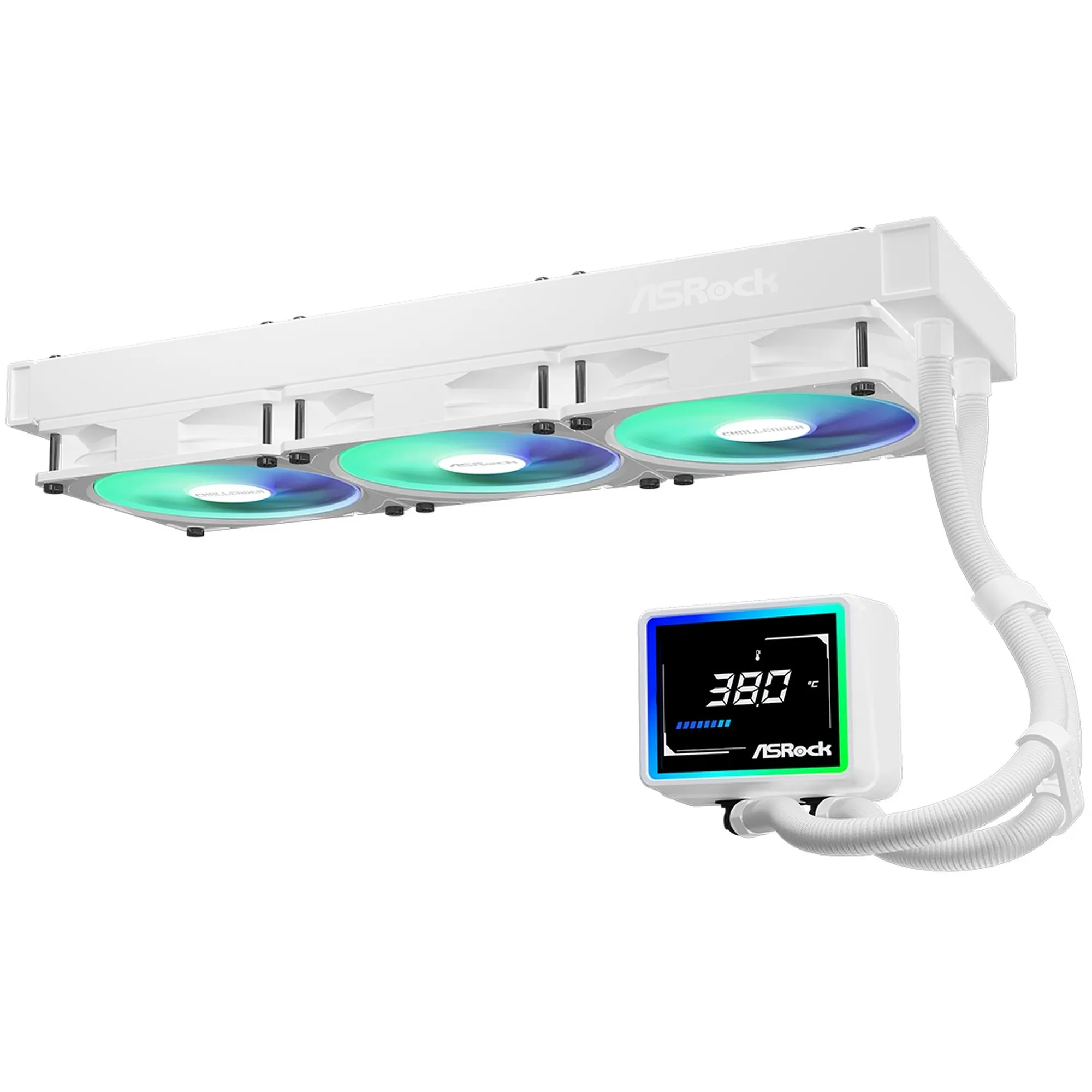 Купити Система водяного охолодження ASRock CHALLENGER WHITE 360 DIGITAL - фото 3