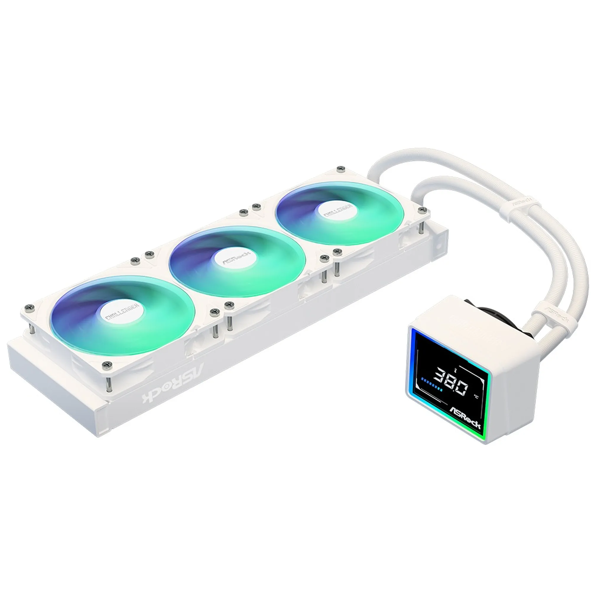 Купити Система водяного охолодження ASRock CHALLENGER WHITE 360 DIGITAL - фото 4