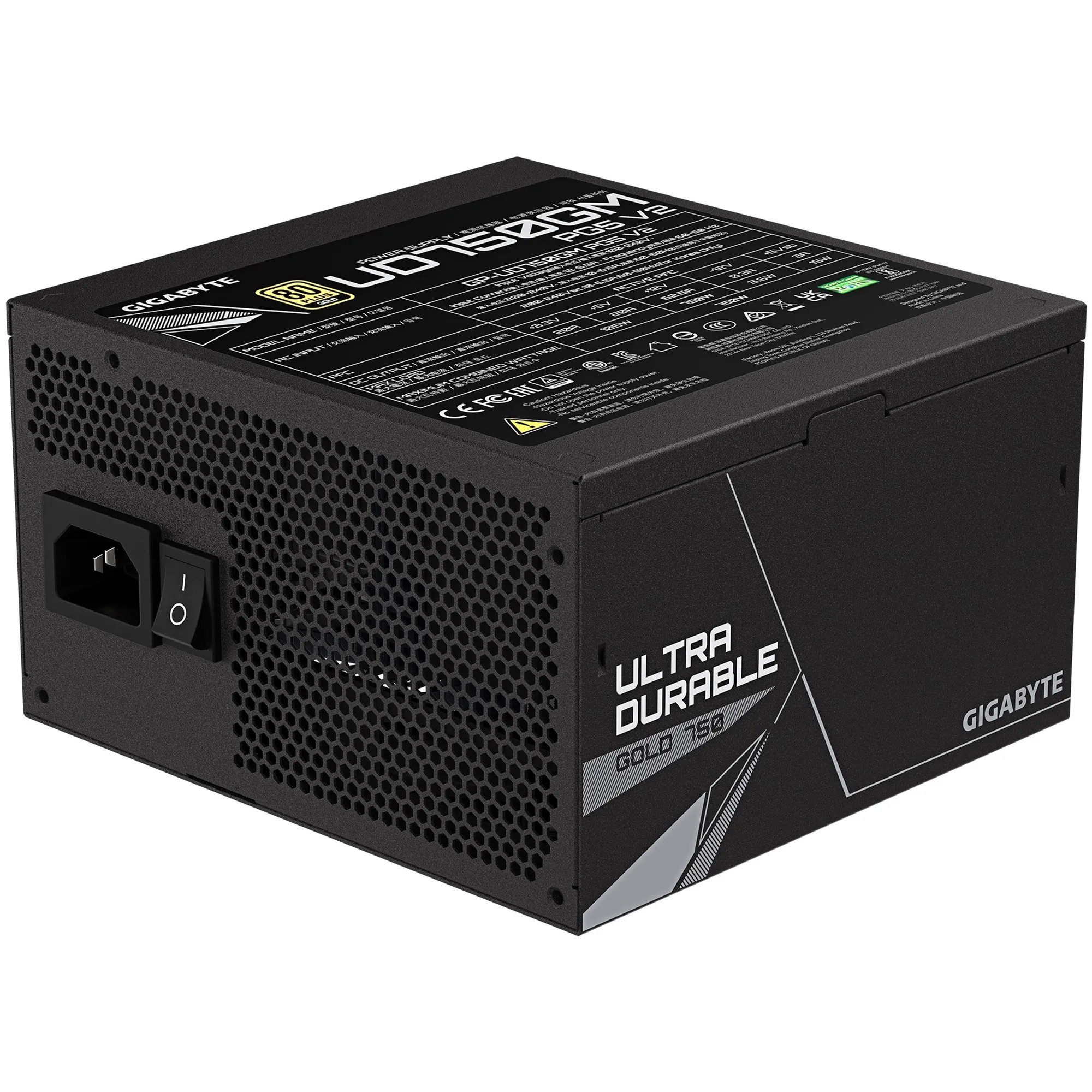 Купить Блок питания GIGABYTE UD750GM PG5 V2 750W 80+ Gold (GP-UD750GM PG5 V2) - фото 3