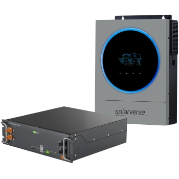 Купити Система зберігання енергії Solarverse SV-1SV6K1-LES5.1K1 6kW 5.1kWh 1BAT LiFePO4 ≥6000 циклів (SV-1SV6K1-LES5.1K1) - фото 1