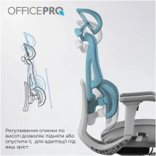 Купити Крісло офісне Officepro Elite Grey (OC950G) - фото 11
