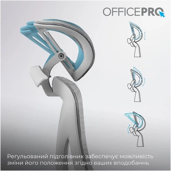 Купити Крісло офісне Officepro Elite Grey (OC950G) - фото 12