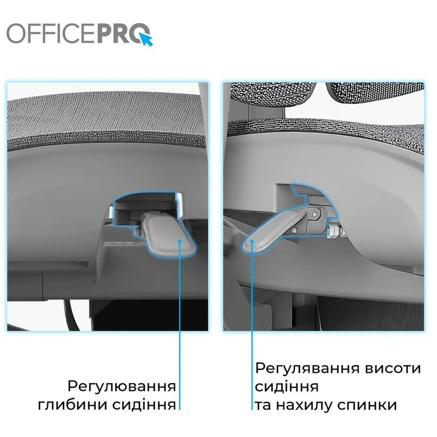 Купити Крісло офісне Officepro Elite Grey (OC950G) - фото 16