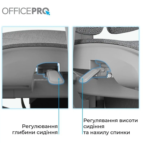 Купити Крісло офісне Officepro Elite Grey (OC950G) - фото 16