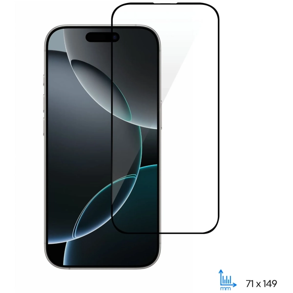 Купити Захисне скло 2E для Apple iPhone 16 Pro (6.3) 2.5D FCFG (1 Pack) Black  (2E-IP-16P-6.3-SMFCFG-BB) - фото 3