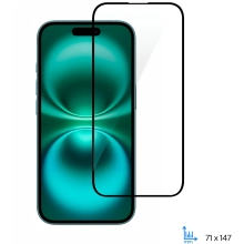 Купить Защитное стекло 2E для Apple iPhone 16 (6.1) 2.5D FCFG (1 Pack) Black  (2E-IP-16.-6.1-SMFCFG-BB) - фото 3