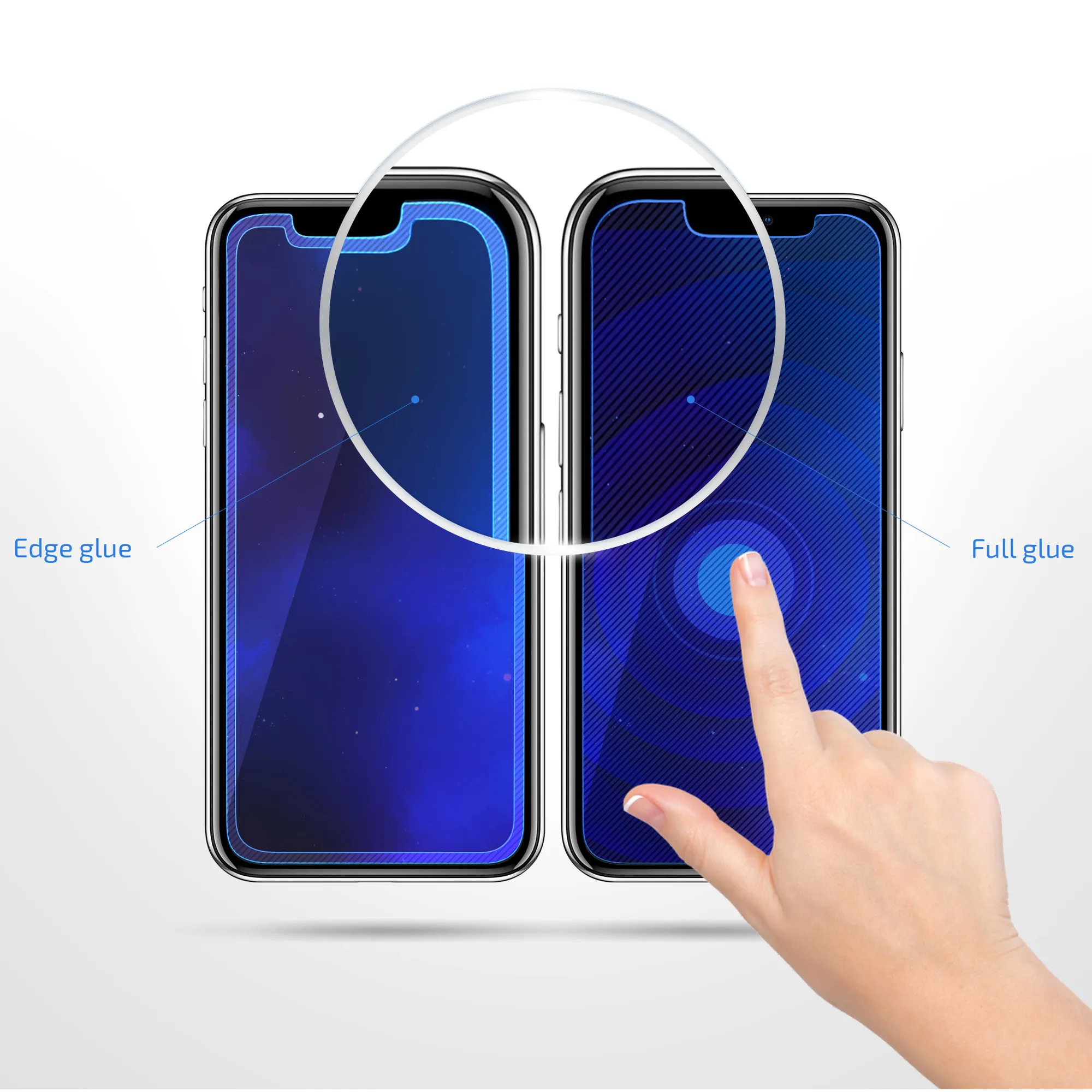 Купить Защитное стекло 2E для Apple iPhone 16 (6.1) 2.5D FCFG (1 Pack) Black  (2E-IP-16.-6.1-SMFCFG-BB) - фото 5