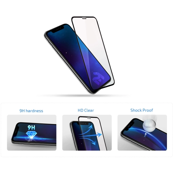 Купить Защитное стекло 2E для Apple iPhone 16 (6.1) 2.5D FCFG (1 Pack) Black  (2E-IP-16.-6.1-SMFCFG-BB) - фото 6