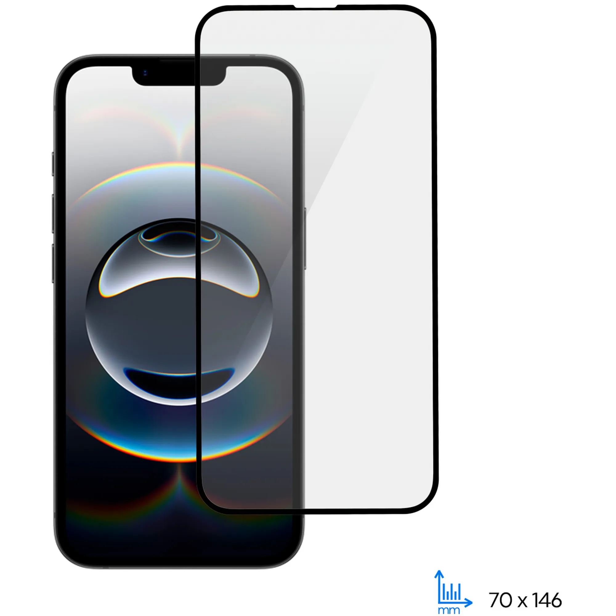 Купити Захисне скло 2E для Apple iPhone 16e (6.1) 2.5D FCFG (1 Pack) Black  (2E-IP-16E.-6.1-SMFCFG-BB) - фото 4