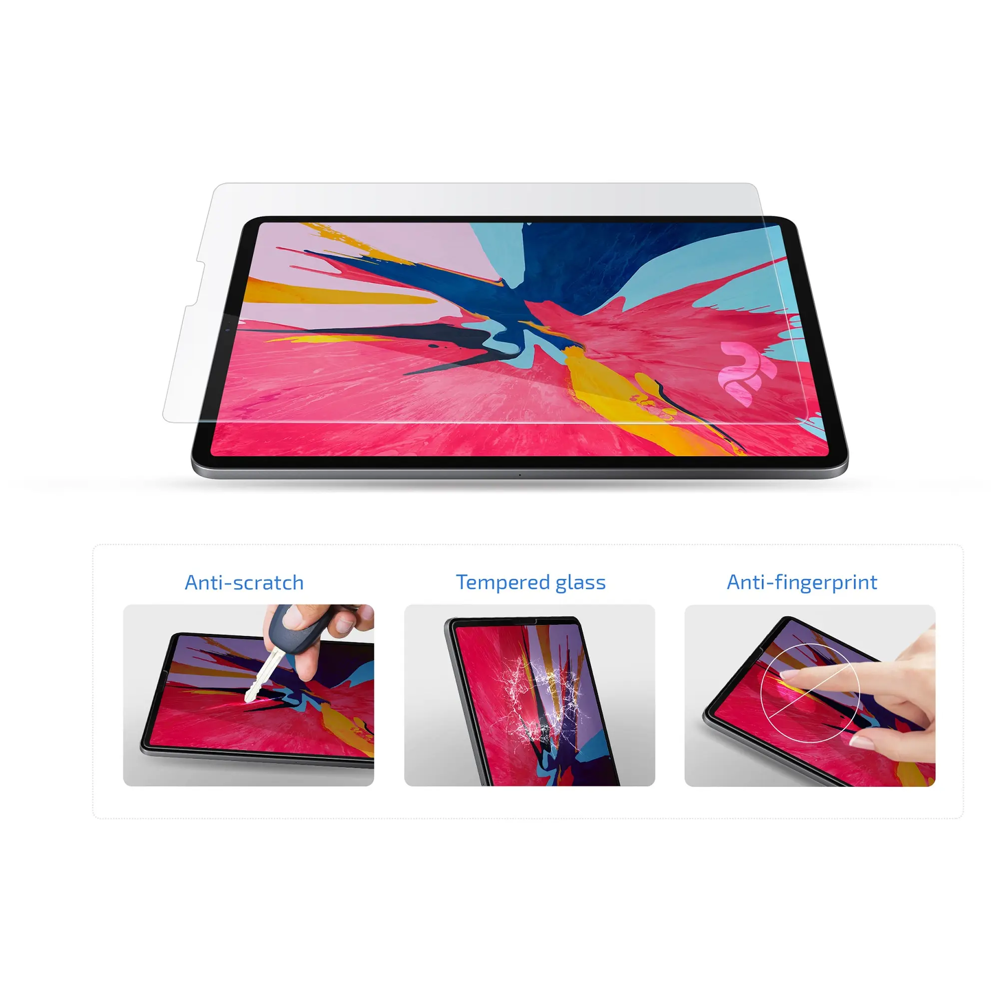 Купить Защитное стекло 2E для для Samsung Galaxy Tab S8 (X700/X706) 11″ (2022) 2.5D Transparent (2E-G-TABS6L-LT2.5D-CL) - фото 4