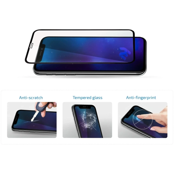 Купити Захисне скло 2E для TECNO POP 5 (BD2p) 2.5D FCFG (1 Pack) Black border (2E-TC-POP5-SMFCFG-BB) - фото 4