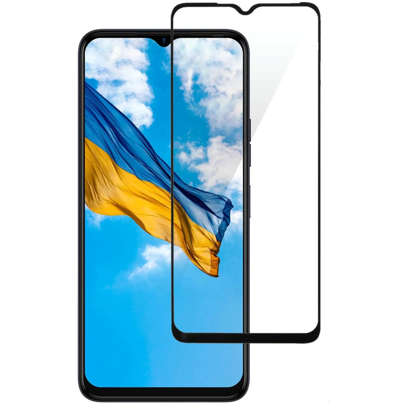 Купити Захисне скло 2E для TECNO Spark 10 (KI5q) 2.5D FCFG (1 Pack) Black (2E-TC-SP10-SMFCFG-BB) - фото 1