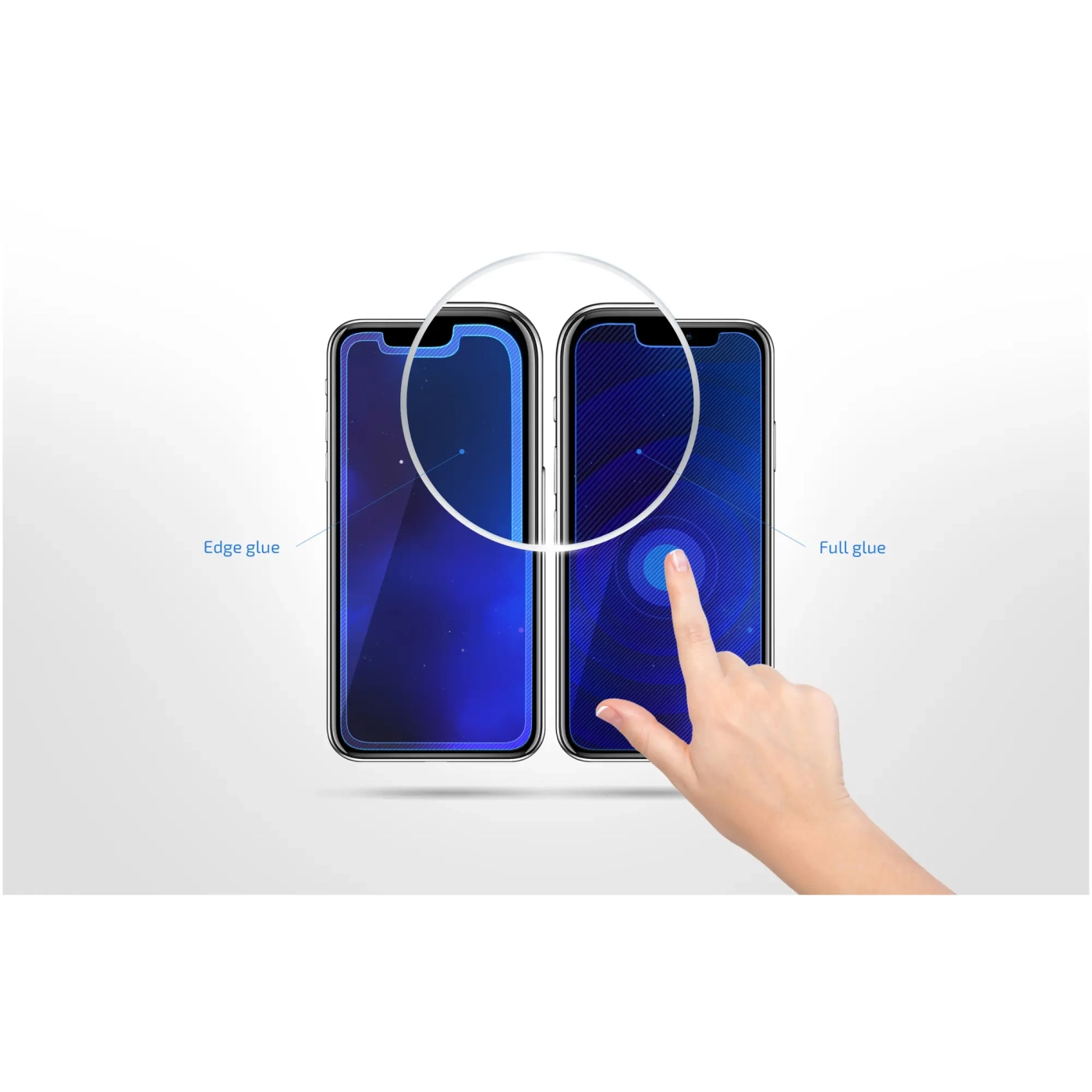 Купити Захисне скло 2E для TECNO Spark 10 (KI5q) 2.5D FCFG (1 Pack) Black (2E-TC-SP10-SMFCFG-BB) - фото 2