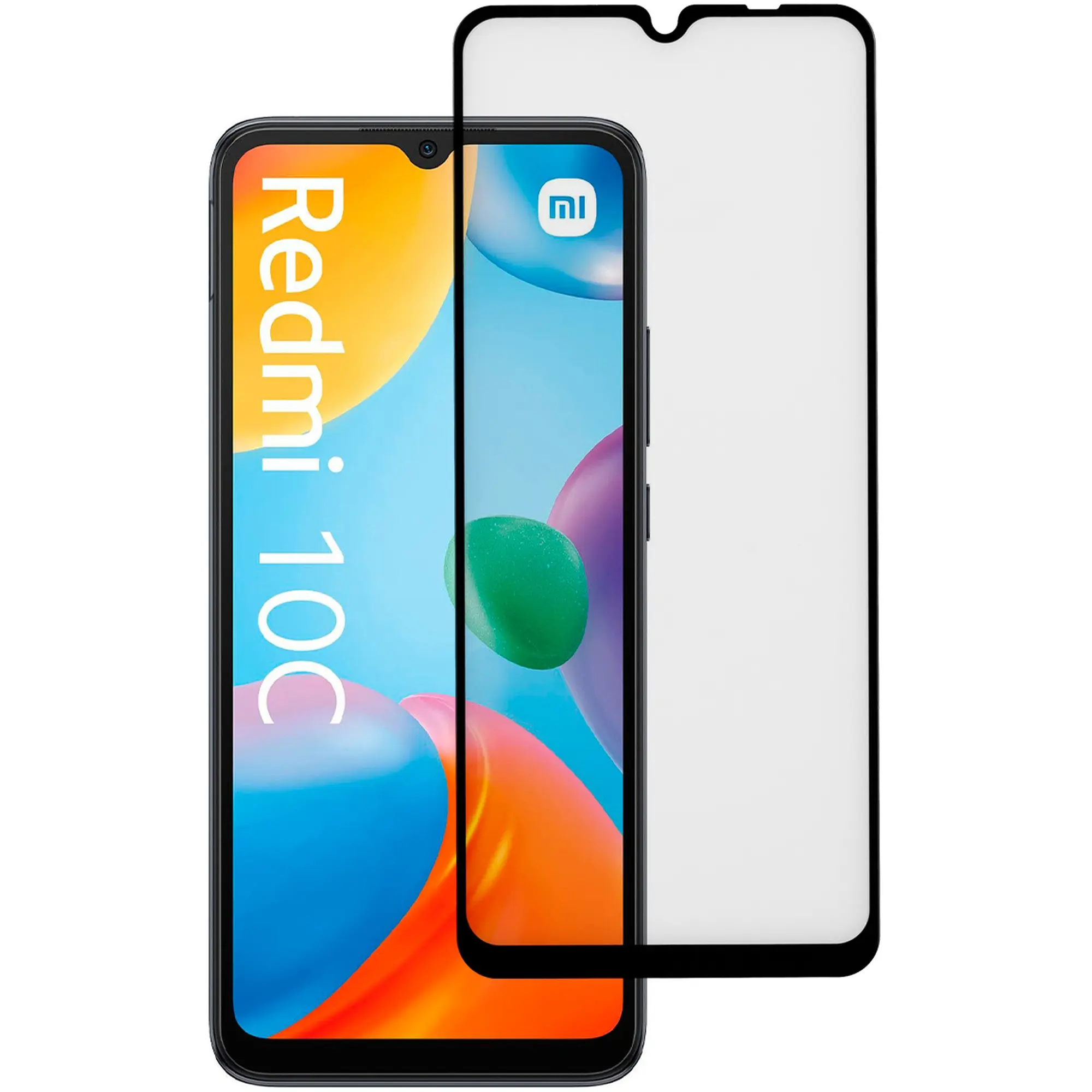 Купити Захисне скло 2E для Xiaomi Redmi 10C 2.5D FCFG (1 Pack) Black (2E-MI-10C-SMFCFG-BB) - фото 1