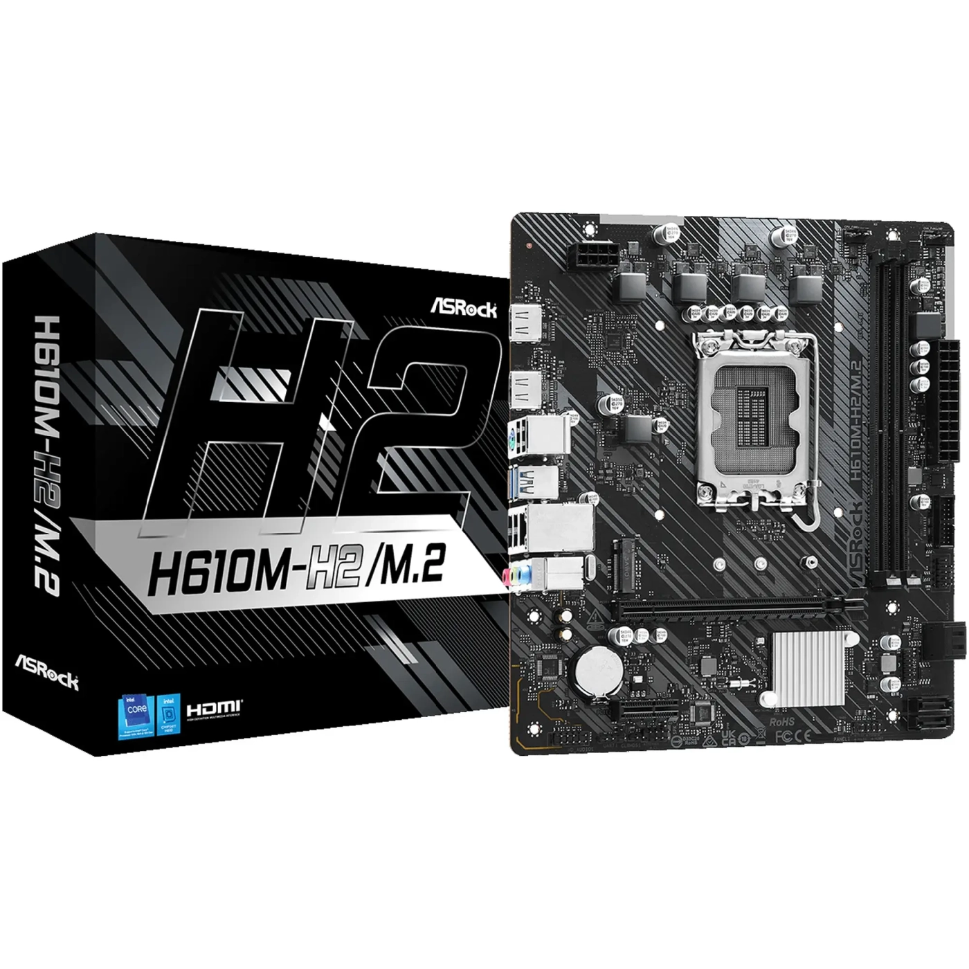 Купить Материнская плата ASRock H610M-H2/M.2 - фото 1