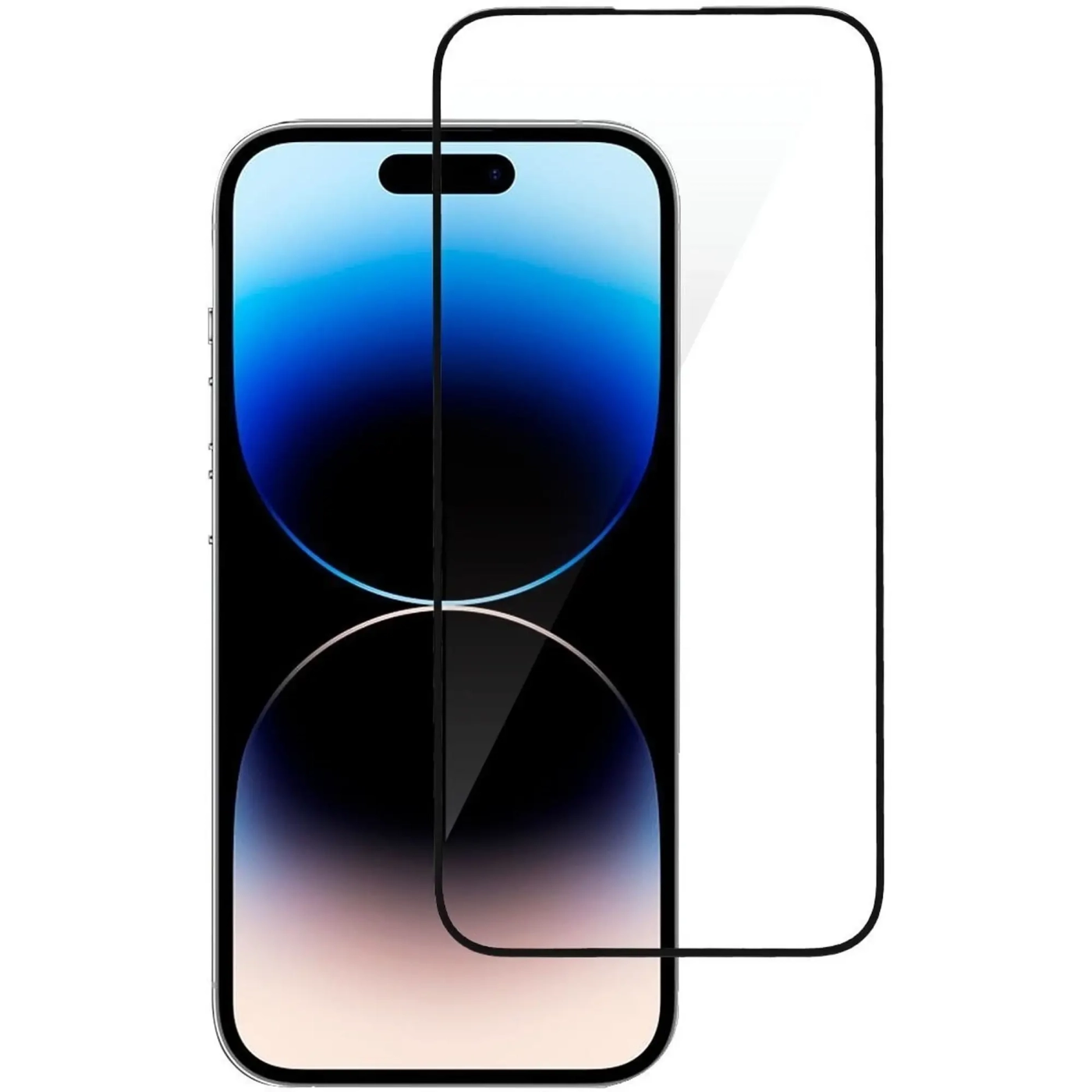Купити Захисне скло 2E для iPhone 14 Pro Max 2.5D FCFG (1 Pack) Black border (2E-IP-14PM-6.7-SMFCFG-BB) - фото 1