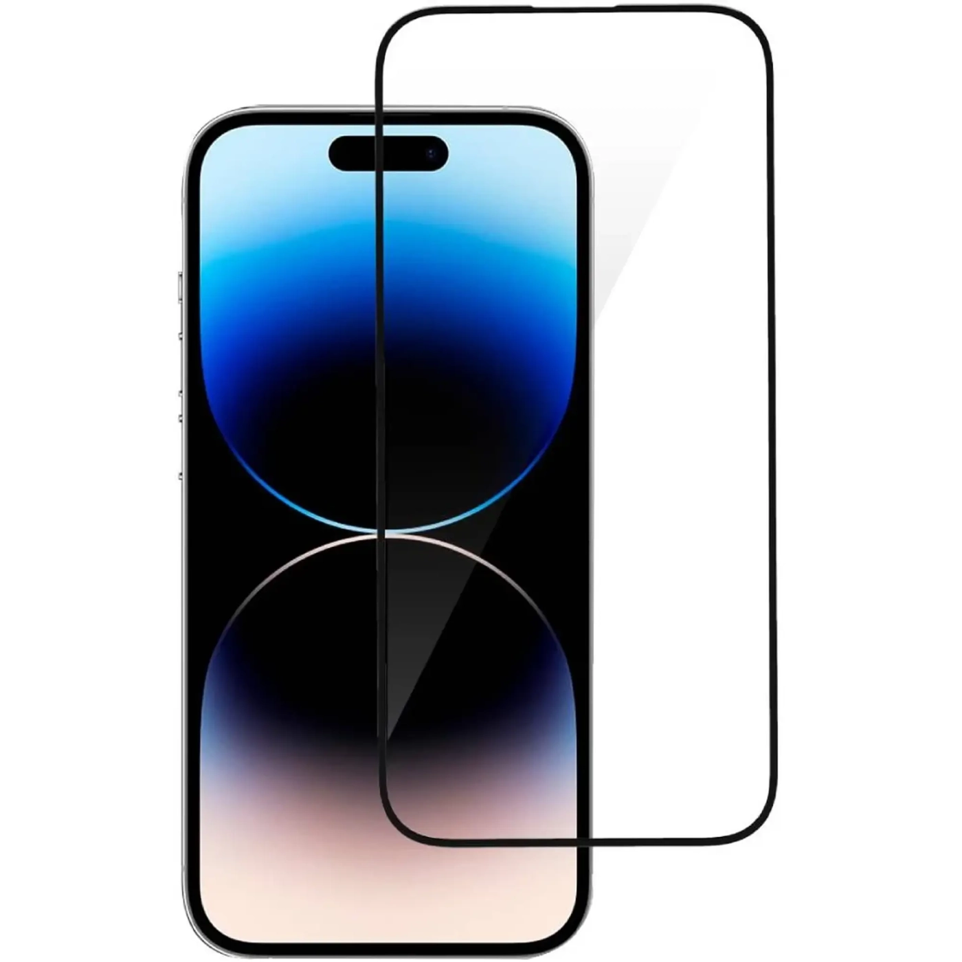Купити Захисне скло 2E для iPhone 14 Pro 2.5D FCFG (1 Pack) Black border (2E-IP-14P-6.1-SMFCFG-BB) - фото 1