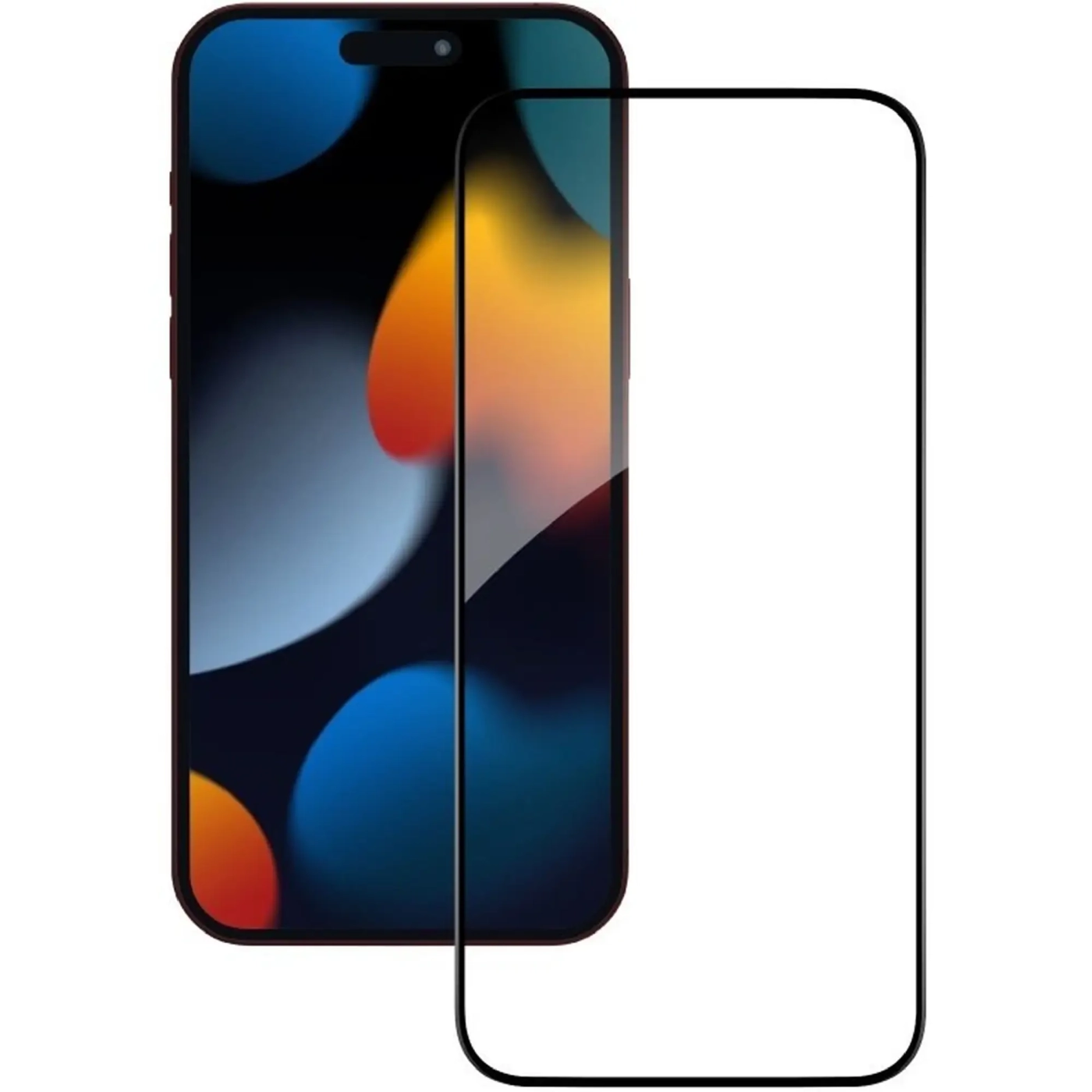Купить Защитное стекло 2E для iPhone 15 Pro 2.5D FCFG (1 Pack) Black border (2E-IP-15P-6.1-SMFCFG-BB) - фото 1