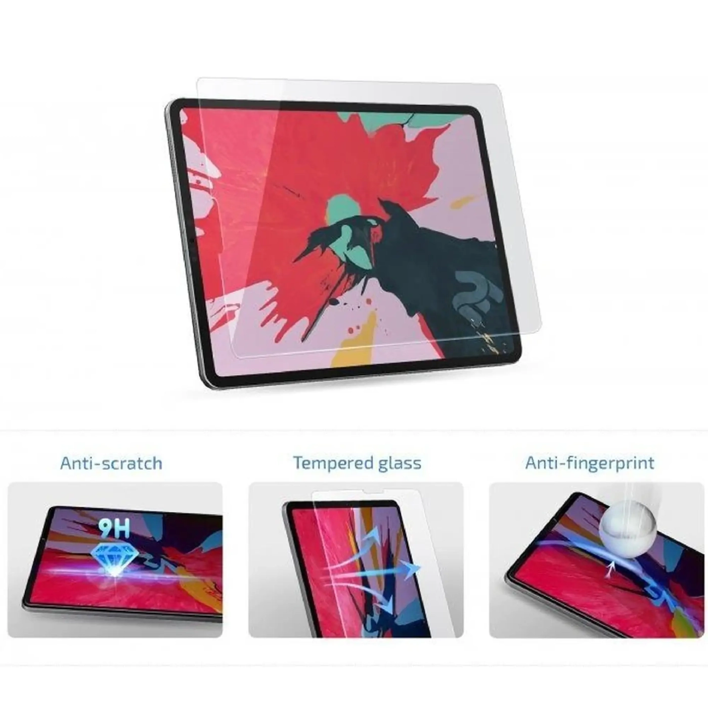 Купити Захисне скло 2E для Lenovo Idea Tab Pro 12.7" (2025) 2.5D Transparent (2E-LN-ITPR-LT2.5D-CL) - фото 2