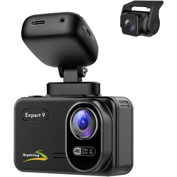 Купити Відеореєстратор Aspiring Expert 9 Speedcam, WI-FI, GPS, 2K, 2 cameras - фото 1