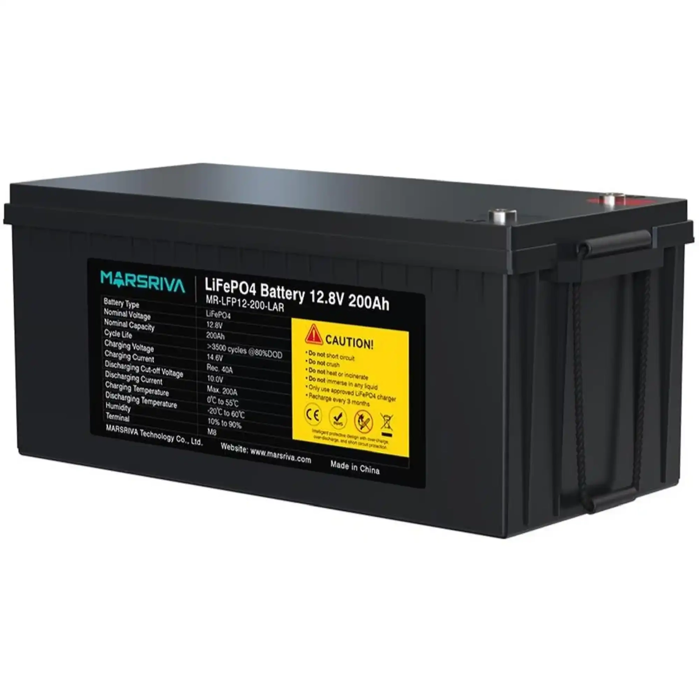Купить Аккумуляторная батарея к ИБП (UPS) Marsriva 12.8V/200Ah (MR-LFP12-200-LAR V2) - фото 1