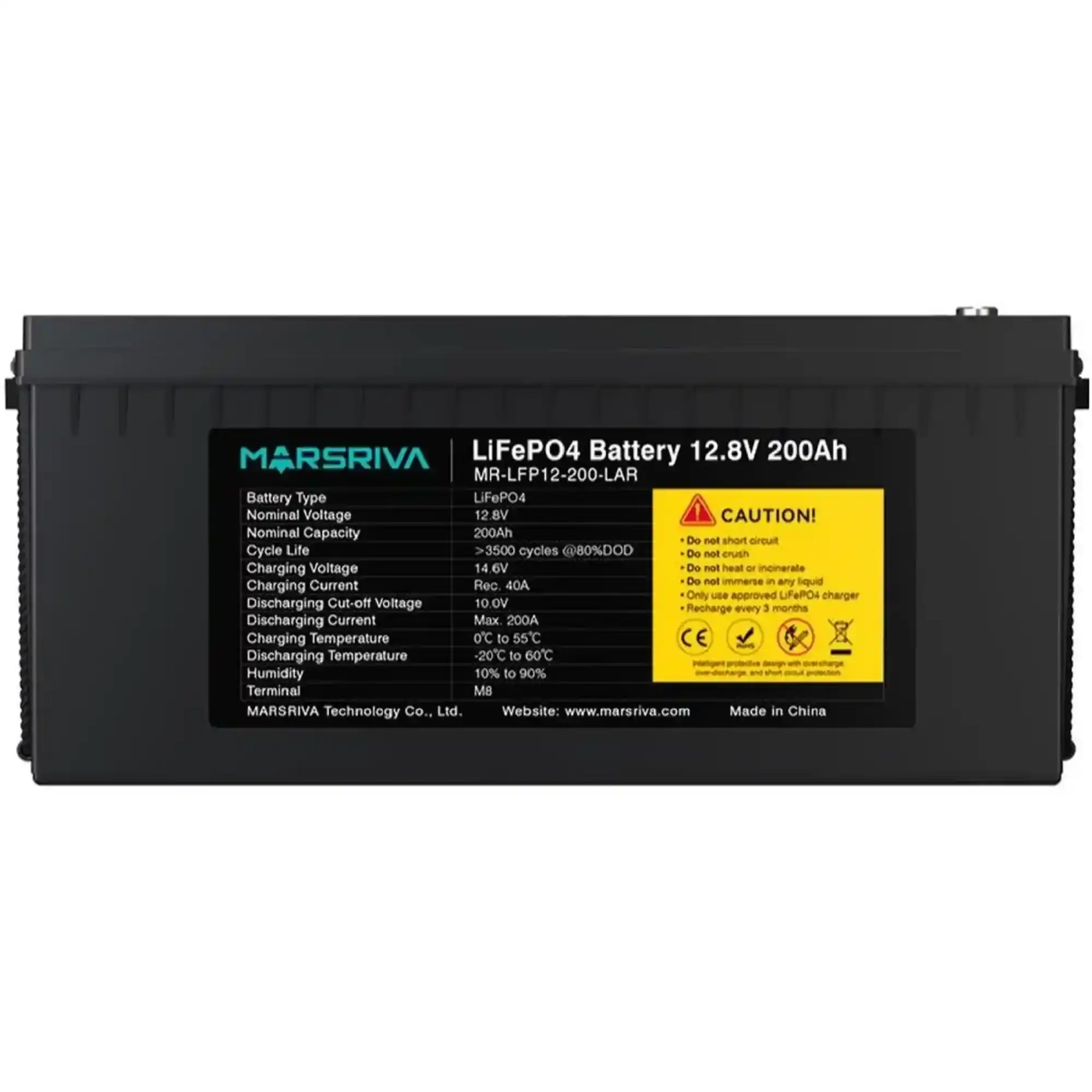 Купить Аккумуляторная батарея к ИБП (UPS) Marsriva 12.8V/200Ah (MR-LFP12-200-LAR V2) - фото 2