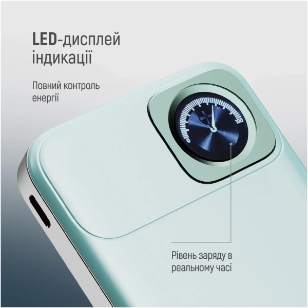 Купити Павербанк УМБ ColorWay 10000mAh 22.5W Aquamarine (CW-PB100LPA2MT-WPDD) - фото 12